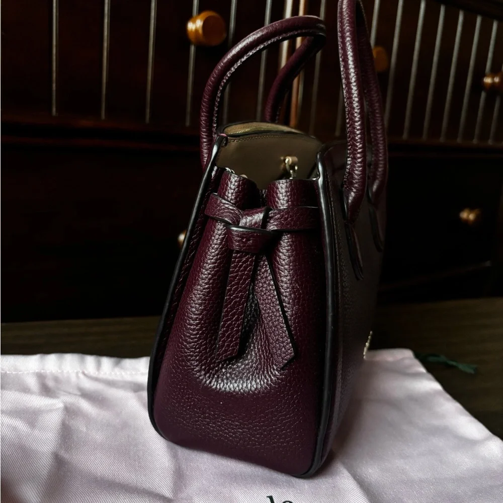 Kate Spade Knott Mini Satchel Plum Grenache - Picture 9 of 11